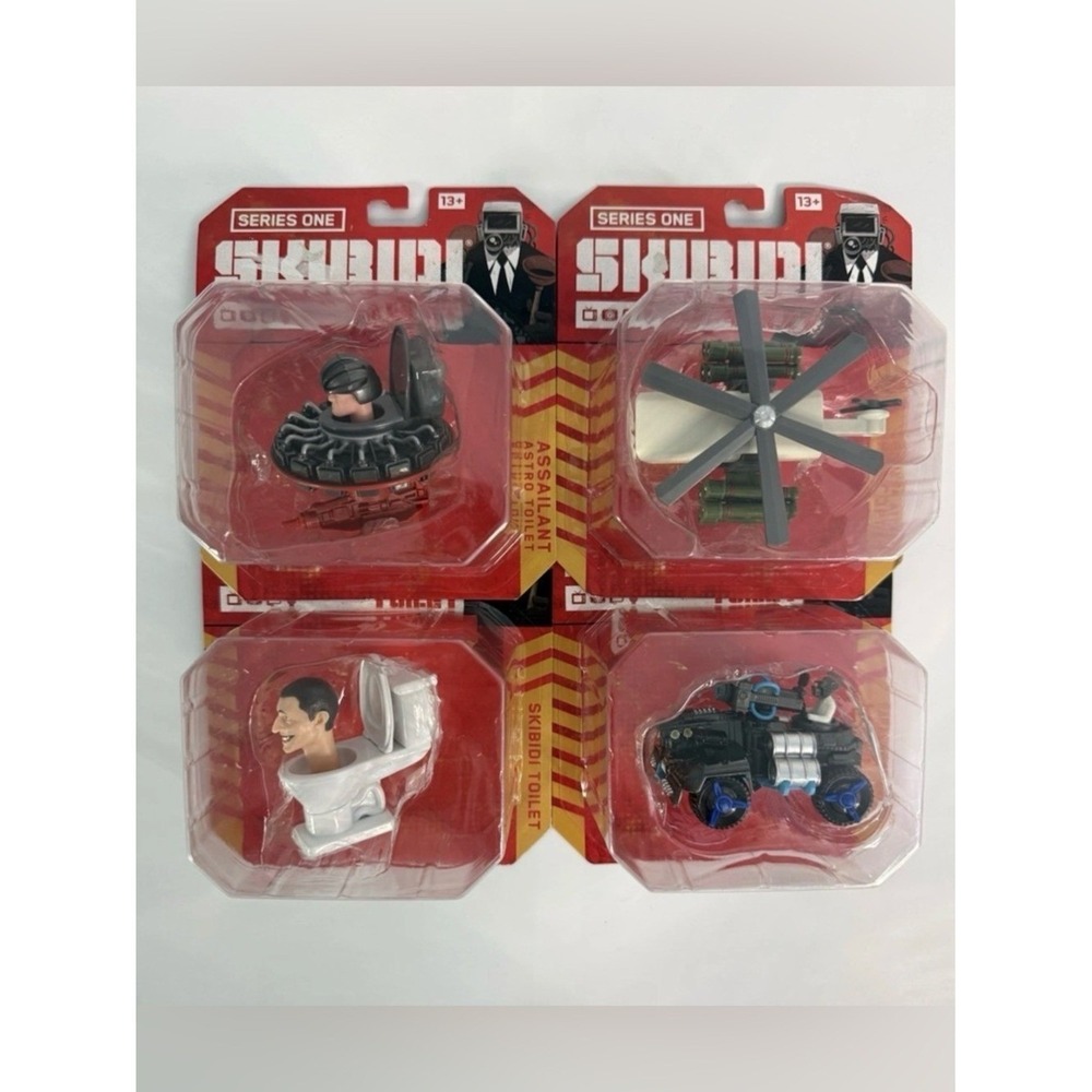 Skibidi Toilet set of 4 series 1